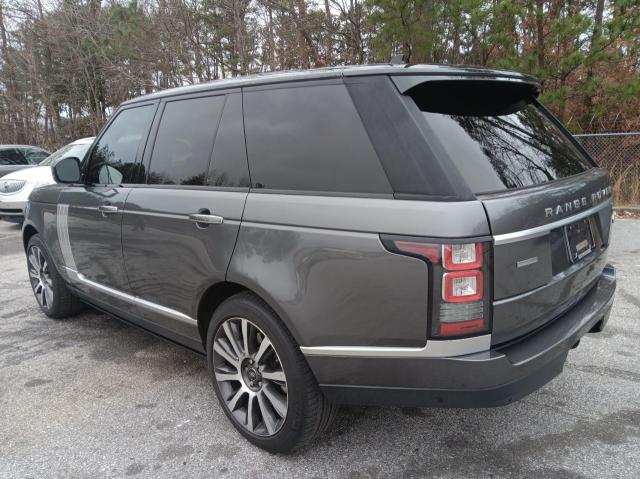 SALGV2TF1FA234753 - 2015 LAND ROVER RANGE ROVE AUTOBIOGRAPHY GRAY photo 3