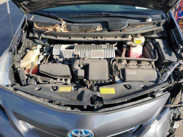 JTDZN3EU1D3212433 - 2013 TOYOTA PRIUS V GRAY photo 11