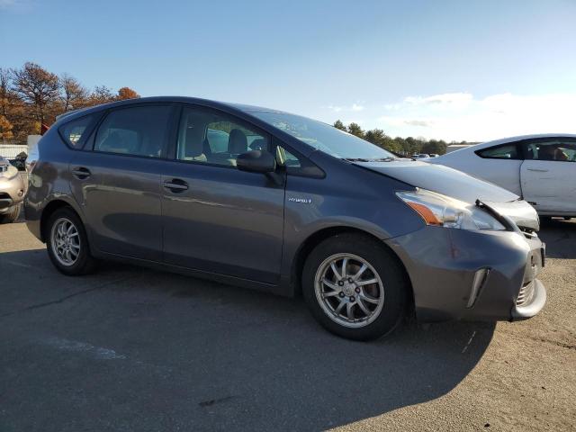 JTDZN3EU1D3212433 - 2013 TOYOTA PRIUS V GRAY photo 4