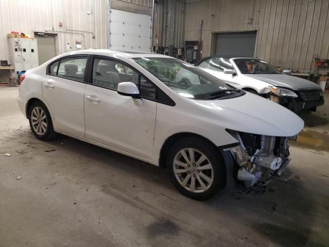 2HGFB2F82CH596971 - 2012 HONDA CIVIC EX WHITE photo 4