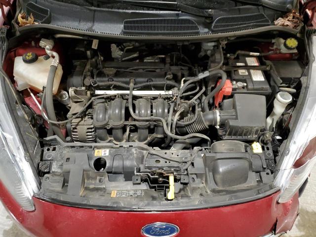 3FADP4BJ4FM200739 - 2015 FORD FIESTA SE RED photo 11