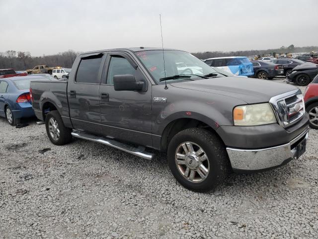 1FTRW12W37FB83771 - 2007 FORD F150 SUPERCREW GRAY photo 4