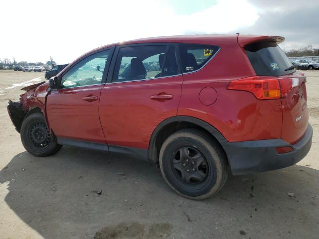 2T3BFREV2DW049718 - 2013 TOYOTA RAV4 LE RED photo 2