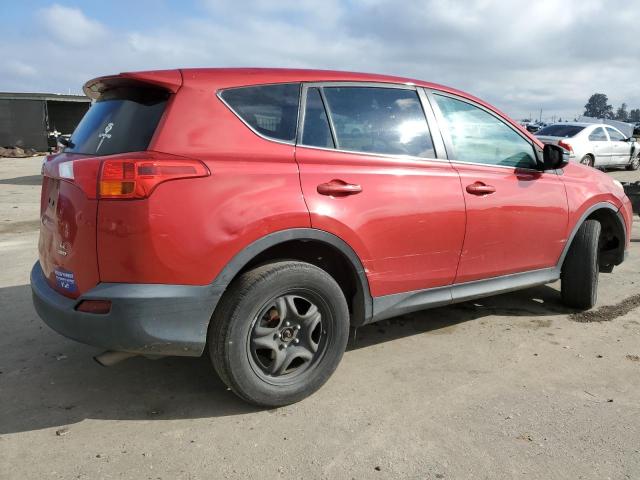 2T3BFREV2DW049718 - 2013 TOYOTA RAV4 LE RED photo 3