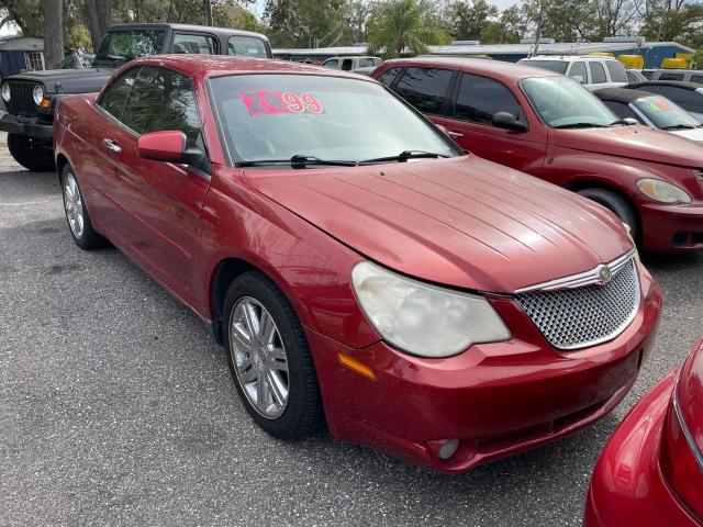 1C3LC65M68N150264 - 2008 CHRYSLER SEBRING LIMITED RED photo 1