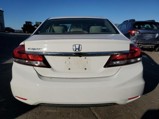 2HGFB2F59DH589507 - 2013 HONDA CIVIC LX WHITE photo 6