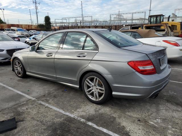 WDDGF4HB3DA774565 - 2013 MERCEDES-BENZ C 250 SILVER photo 2