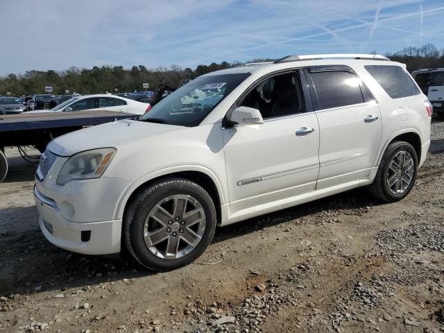 1GKKRTED1BJ352114 - 2011 GMC ACADIA DENALI WHITE photo 1