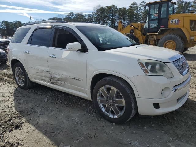 1GKKRTED1BJ352114 - 2011 GMC ACADIA DENALI WHITE photo 4