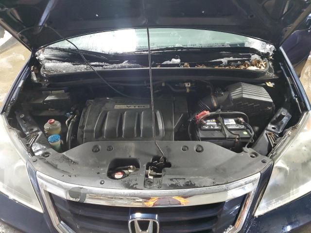 5FNRL38419B404611 - 2009 HONDA ODYSSEY EX BLUE photo 11