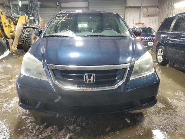 5FNRL38419B404611 - 2009 HONDA ODYSSEY EX BLUE photo 5