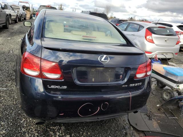 JTHCH96S760010891 - 2006 LEXUS GS 300 BLUE photo 6