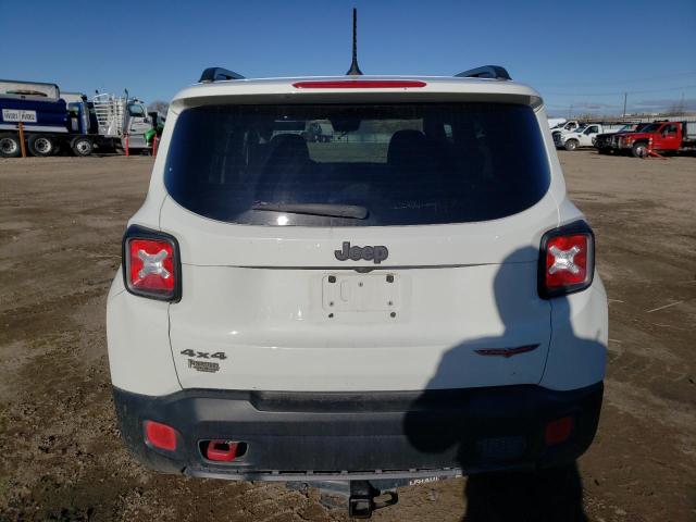 ZACCJBCTXGPC77867 - 2016 JEEP RENEGADE TRAILHAWK WHITE photo 6