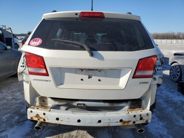 3C4PDCDG5DT567356 - 2013 DODGE JOURNEY CREW WHITE photo 6