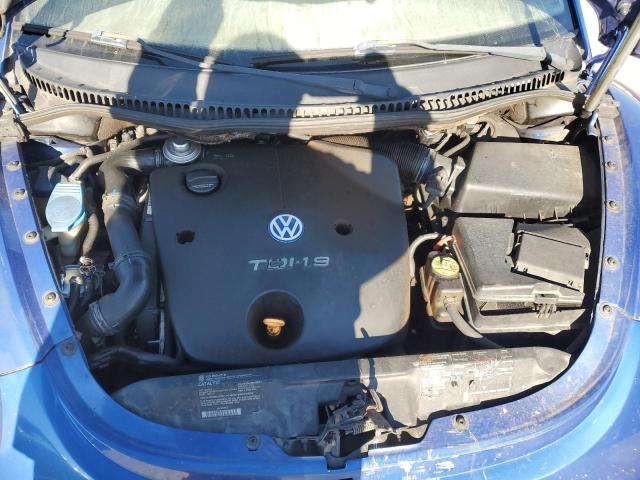 3VWCP21C33M414062 - 2003 VOLKSWAGEN NEW BEETLE GLS TDI BLUE photo 11