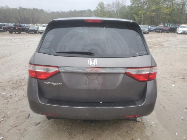 5FNRL5H66CB057670 - 2012 HONDA ODYSSEY EXL GRAY photo 6