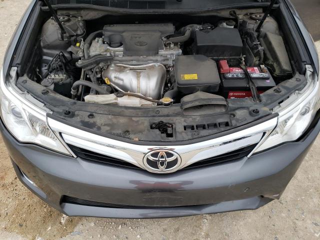 4T4BF1FKXCR261639 - 2012 TOYOTA CAMRY BASE GRAY photo 11