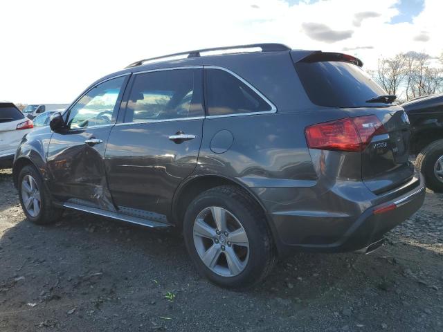 2HNYD2H29BH516374 - 2011 ACURA MDX GRAY photo 2