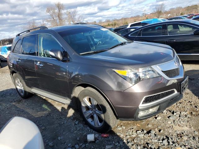 2HNYD2H29BH516374 - 2011 ACURA MDX GRAY photo 4