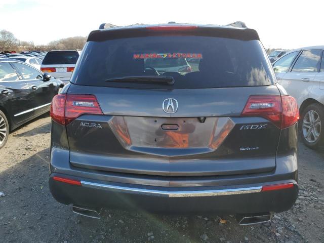 2HNYD2H29BH516374 - 2011 ACURA MDX GRAY photo 6