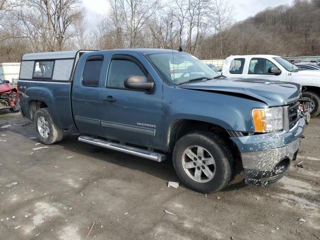 1GTSKVE35AZ229158 - 2010 GMC SIERRA K1500 SLE BLUE photo 4