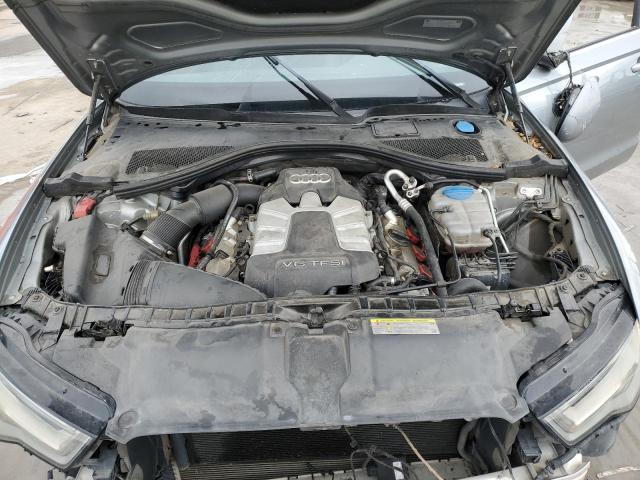 WAUHGAFCXDN060816 - 2013 AUDI A6 PRESTIGE ნაცრისფერი ფოტო 11