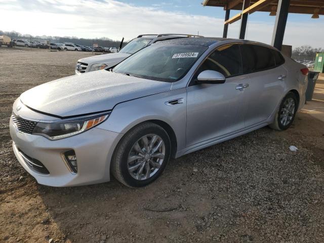 5XXGU4L33JG199125 - 2018 KIA OPTIMA EX SILVER photo 1