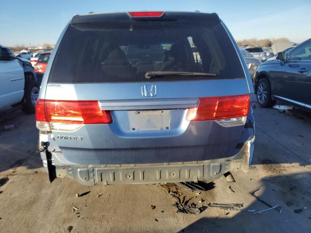 5FNRL3H71AB068666 - 2010 HONDA ODYSSEY EXL BLUE photo 6