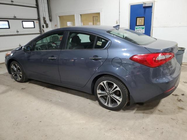 KNAFZ4A83E5165835 - 2014 KIA FORTE EX BLUE photo 2