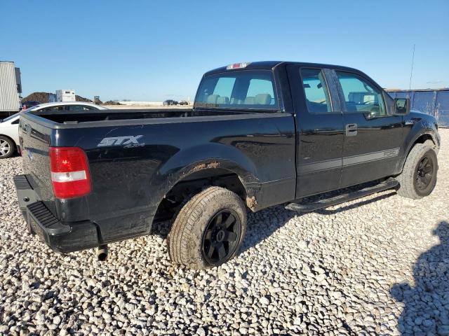 1FTRX14W78FA17121 - 2008 FORD F150 BLACK photo 3