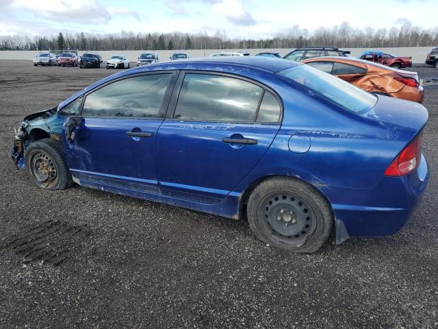 2HGFA16377H020719 - 2007 HONDA CIVIC DX BLUE photo 2