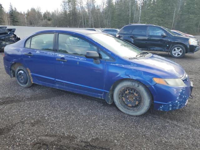 2HGFA16377H020719 - 2007 HONDA CIVIC DX BLUE photo 4