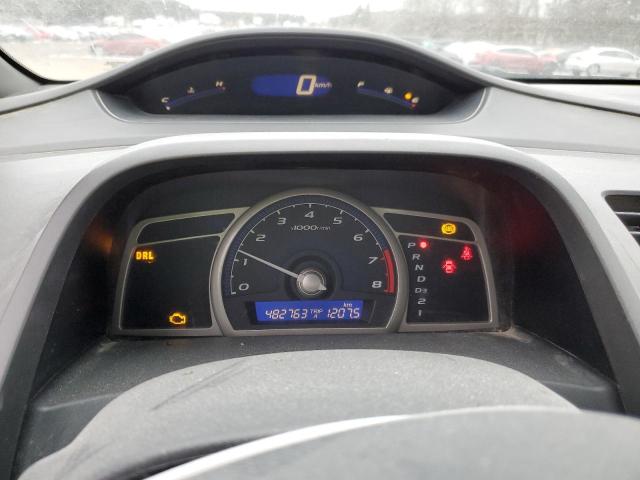 2HGFA16377H020719 - 2007 HONDA CIVIC DX BLUE photo 9