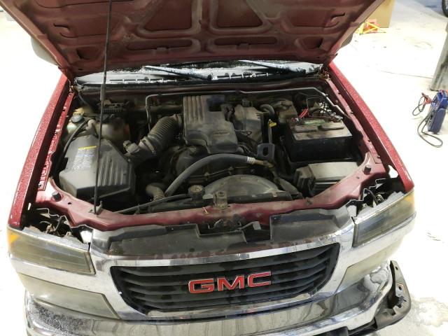 1GTCS198858271127 - 2005 GMC CANYON RED photo 11