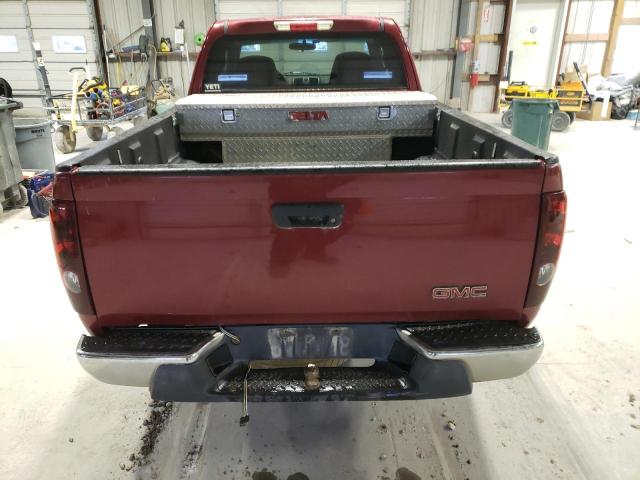 1GTCS198858271127 - 2005 GMC CANYON RED photo 6