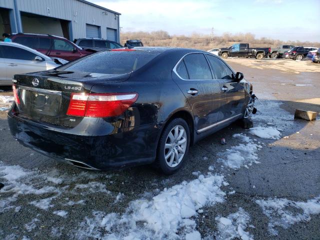 JTHCL46F895003802 - 2009 LEXUS LS 460 BLACK photo 3