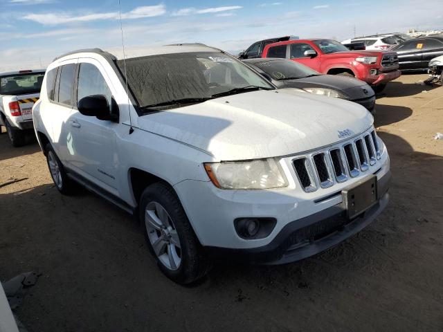 1C4NJDBB5CD593294 - 2012 JEEP COMPASS SPORT WHITE photo 4