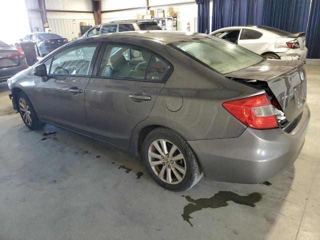 19XFB2F88CE044711 - 2012 HONDA CIVIC EX GRAY photo 2