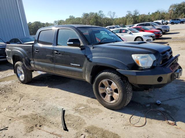 3TMMU4FNXEM070108 - 2014 TOYOTA TACOMA DOUBLE CAB LONG BED BLACK photo 4