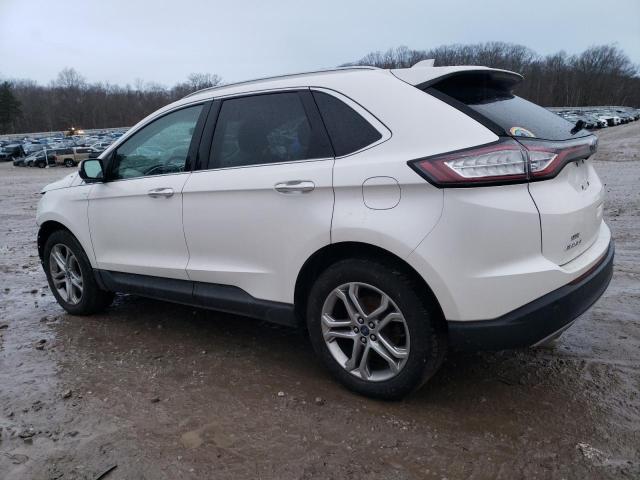 2FMPK4K85GBB74332 - 2016 FORD EDGE TITANIUM WHITE photo 2