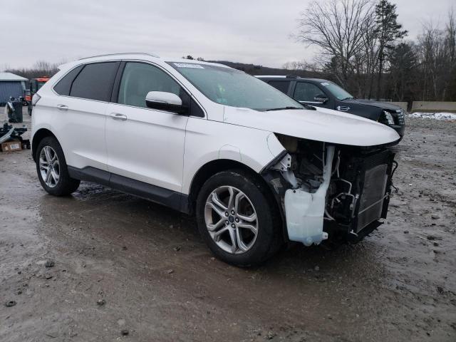 2FMPK4K85GBB74332 - 2016 FORD EDGE TITANIUM WHITE photo 4