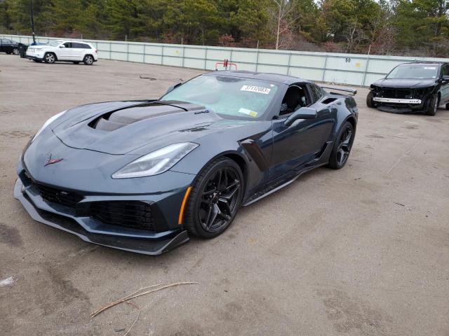 1G1Y52D94K5801196 - 2019 CHEVROLET CORVETTE ZR-1 3ZR GRAY photo 1