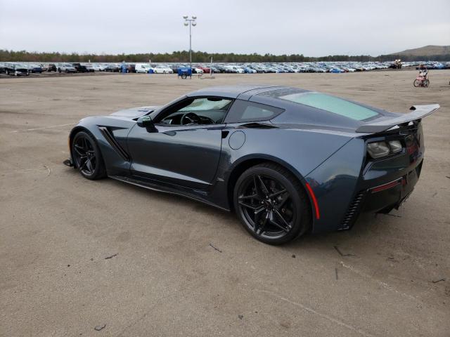 1G1Y52D94K5801196 - 2019 CHEVROLET CORVETTE ZR-1 3ZR GRAY photo 2