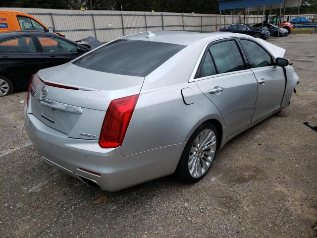 1G6AS5SX2E0147954 - 2014 CADILLAC CTS PERFORMANCE COLLECTION SILVER photo 3