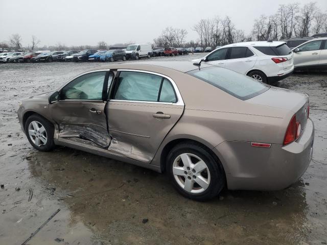 1G1ZG57B58F176163 - 2008 CHEVROLET MALIBU LS BEIGE photo 2