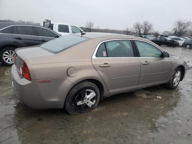 1G1ZG57B58F176163 - 2008 CHEVROLET MALIBU LS BEIGE photo 3