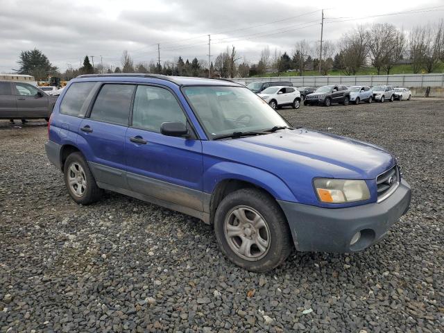 JF1SG63603H715914 - 2003 SUBARU FORESTER 2.5X BLUE photo 4