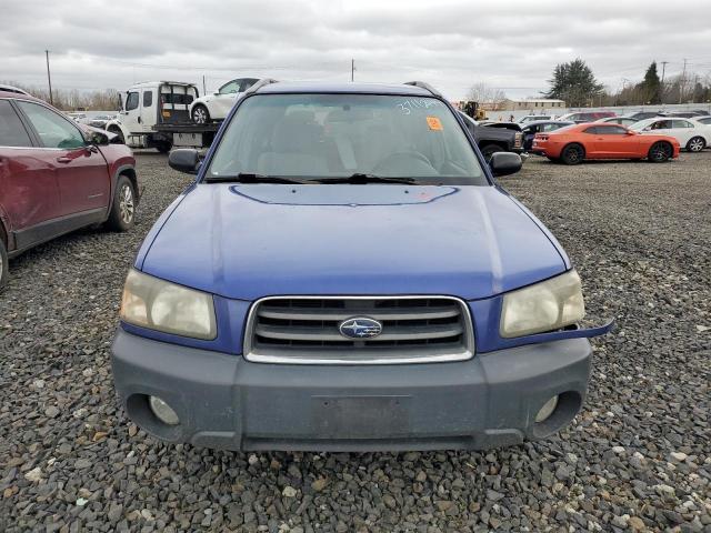 JF1SG63603H715914 - 2003 SUBARU FORESTER 2.5X BLUE photo 5