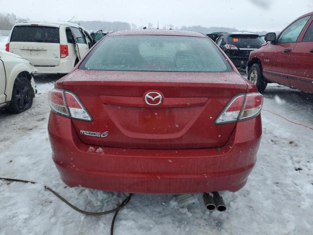 1YVHZ8CH8A5M19267 - 2010 MAZDA 6 I RED photo 6