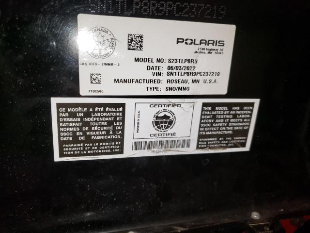 SN1TLP8R9PC237219 - 2023 POLARIS SWITCHBACK BLUE photo 10